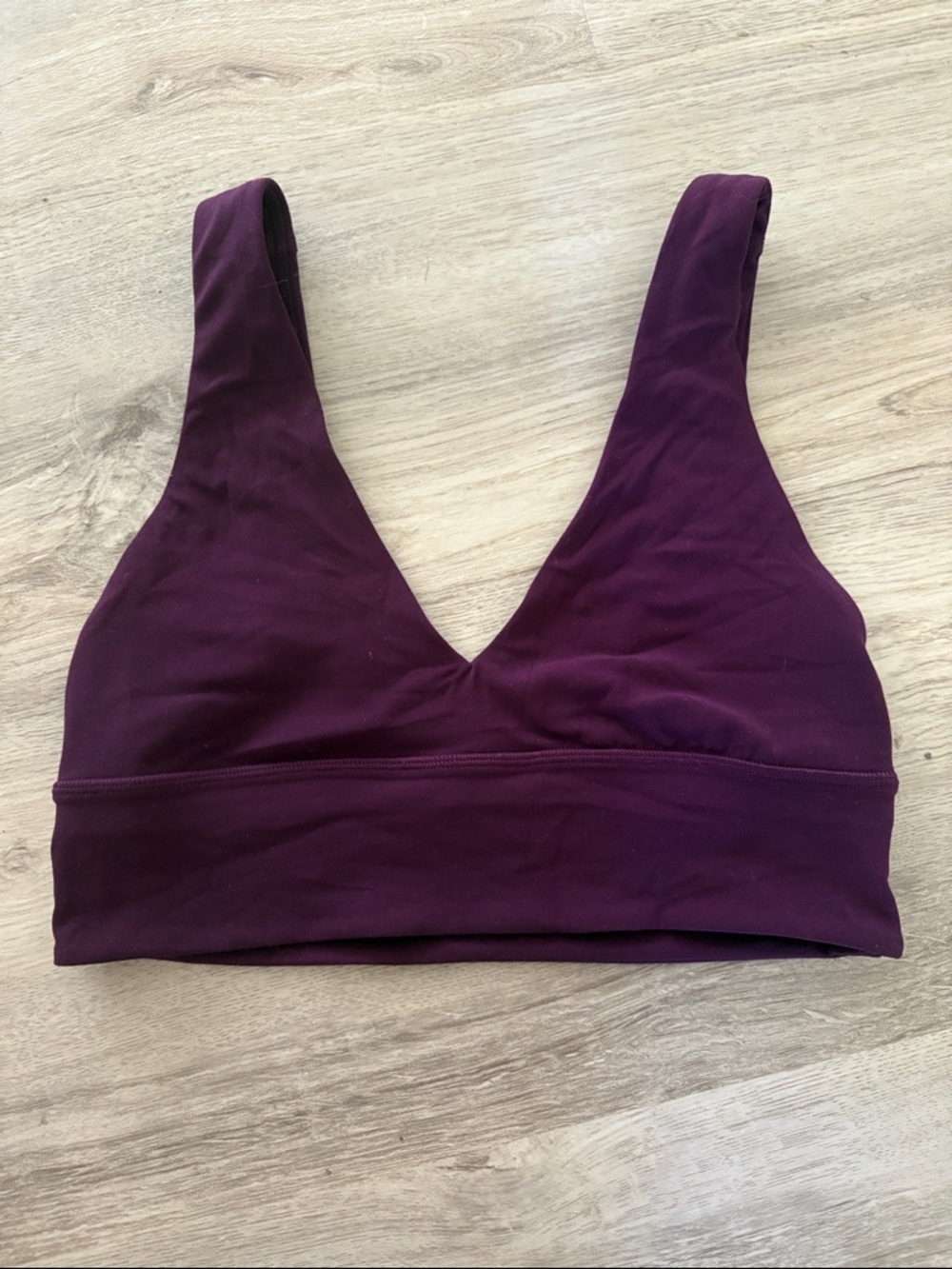 Lululemon V neck sports bra